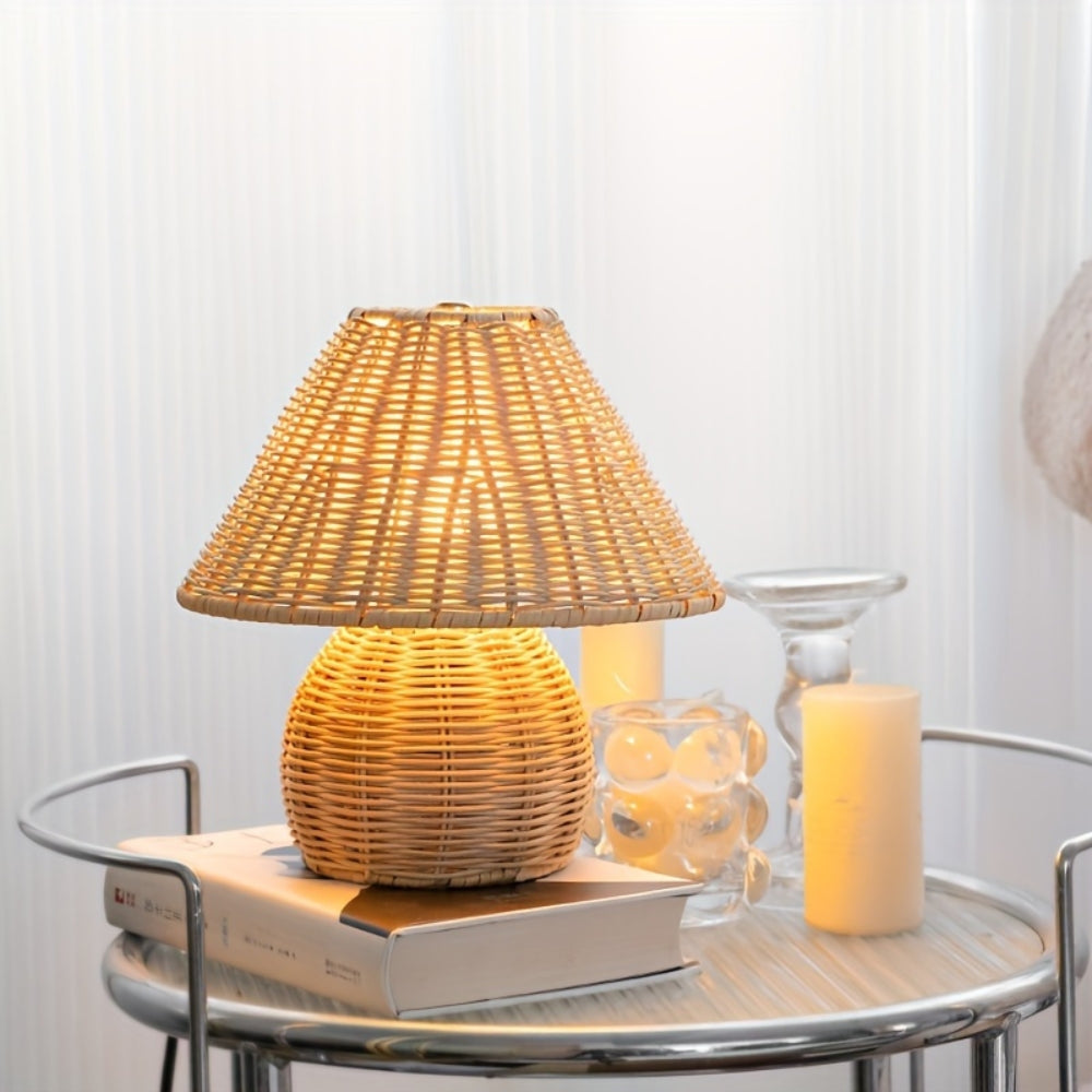Skorter | Noya Rattan Table Lamp Home Decor