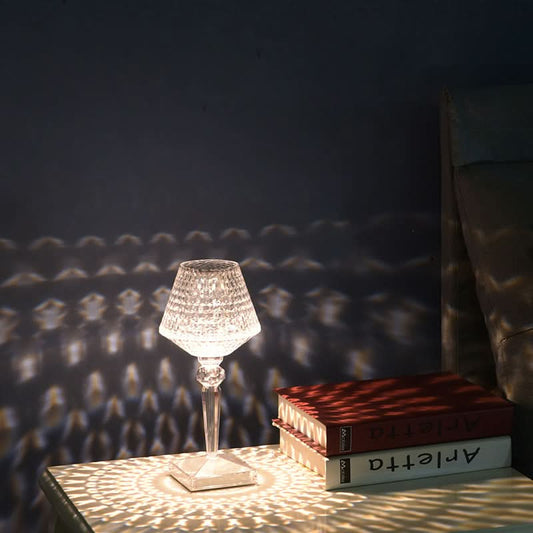 Skorter | Rechargeable Crystal Lampshade Touch LED Lamp