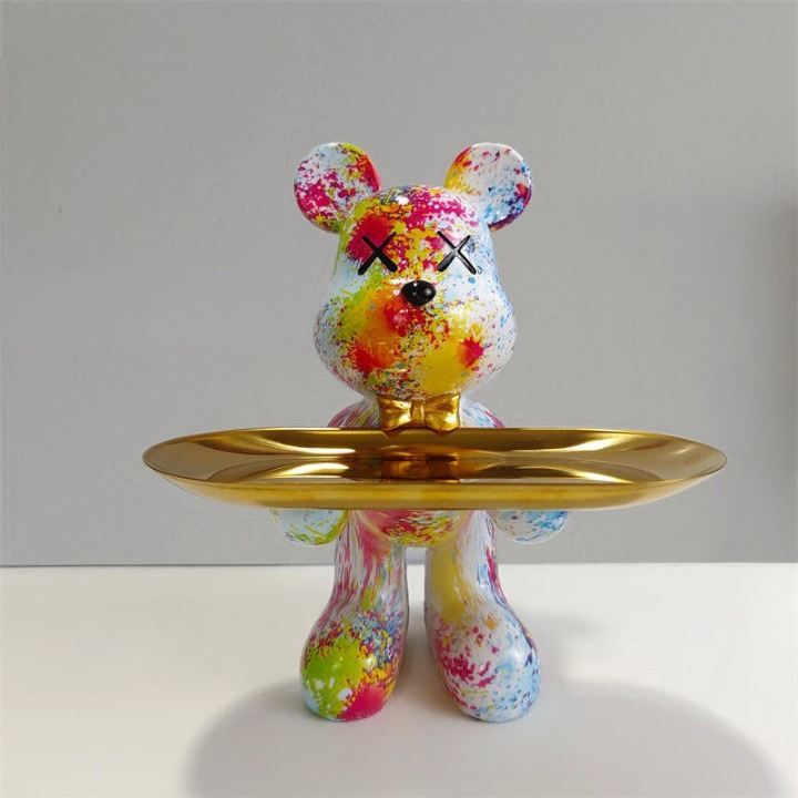 Skorter | CraftBear - Bear statue with tray