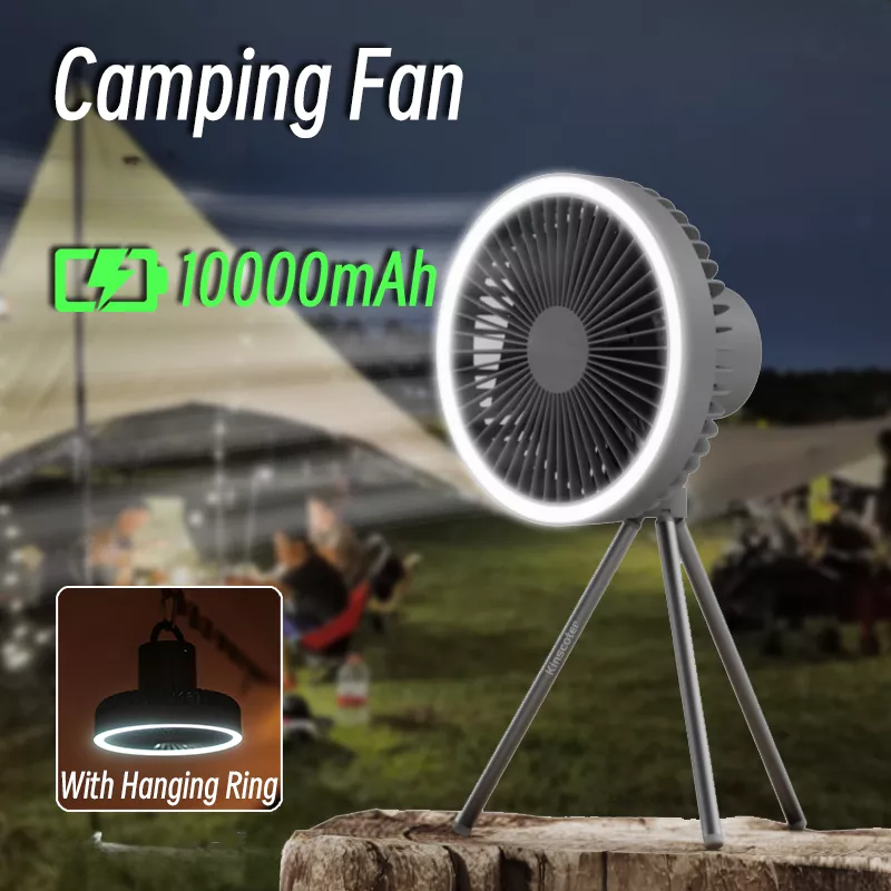 Skorter | Portable Rechargeable Fan with LED and Built in Power Bank