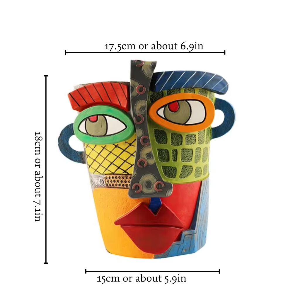 Skorter | Abstract Face Flower Pot
