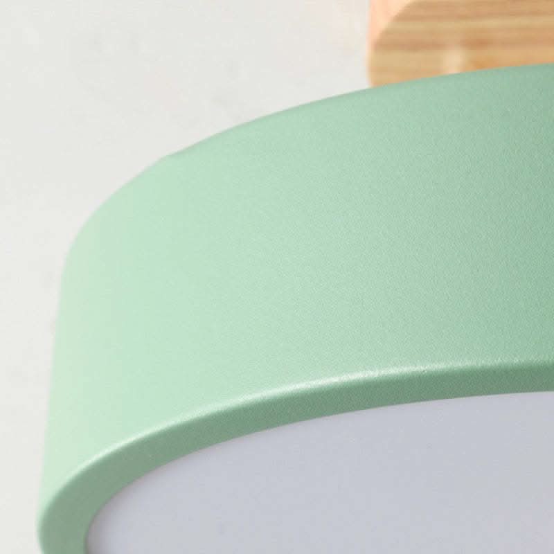 Skorter | Modern Wood LED Ceiling Light with Dimmable Function