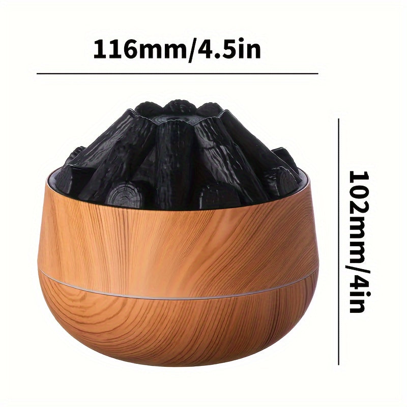 Skorter | Fire Diffuser - Mini simulated charcoal fire air humidifier with realistic flame effect