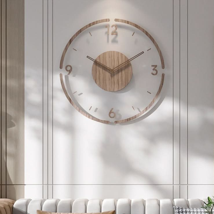 Skorter | Silent Nordic Wood Wall Clock 35 cm