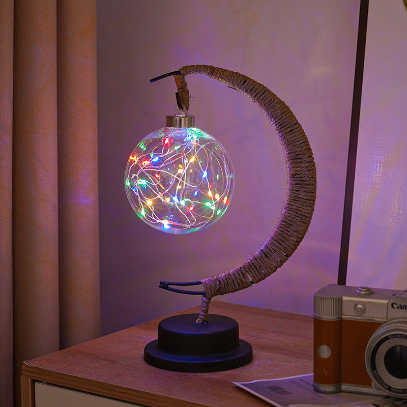 Skorter | MaanLys - Smedjern LED Table Lamp With Decorative Desk Lamp Design