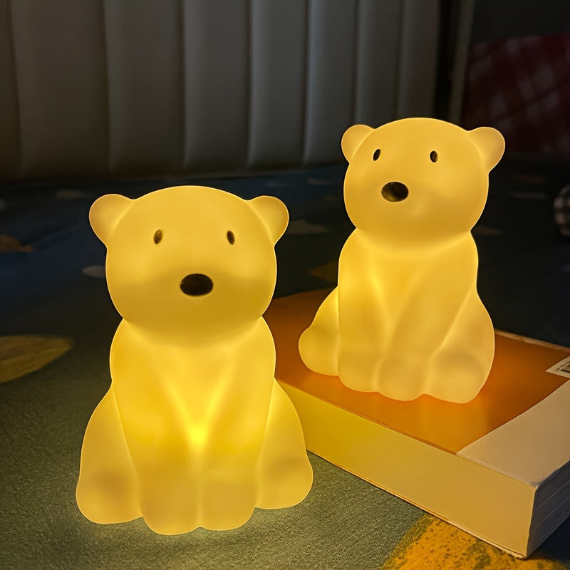 Skorter | PolarGlow - Cartoon Polar Bear Night Light with LED Uplight