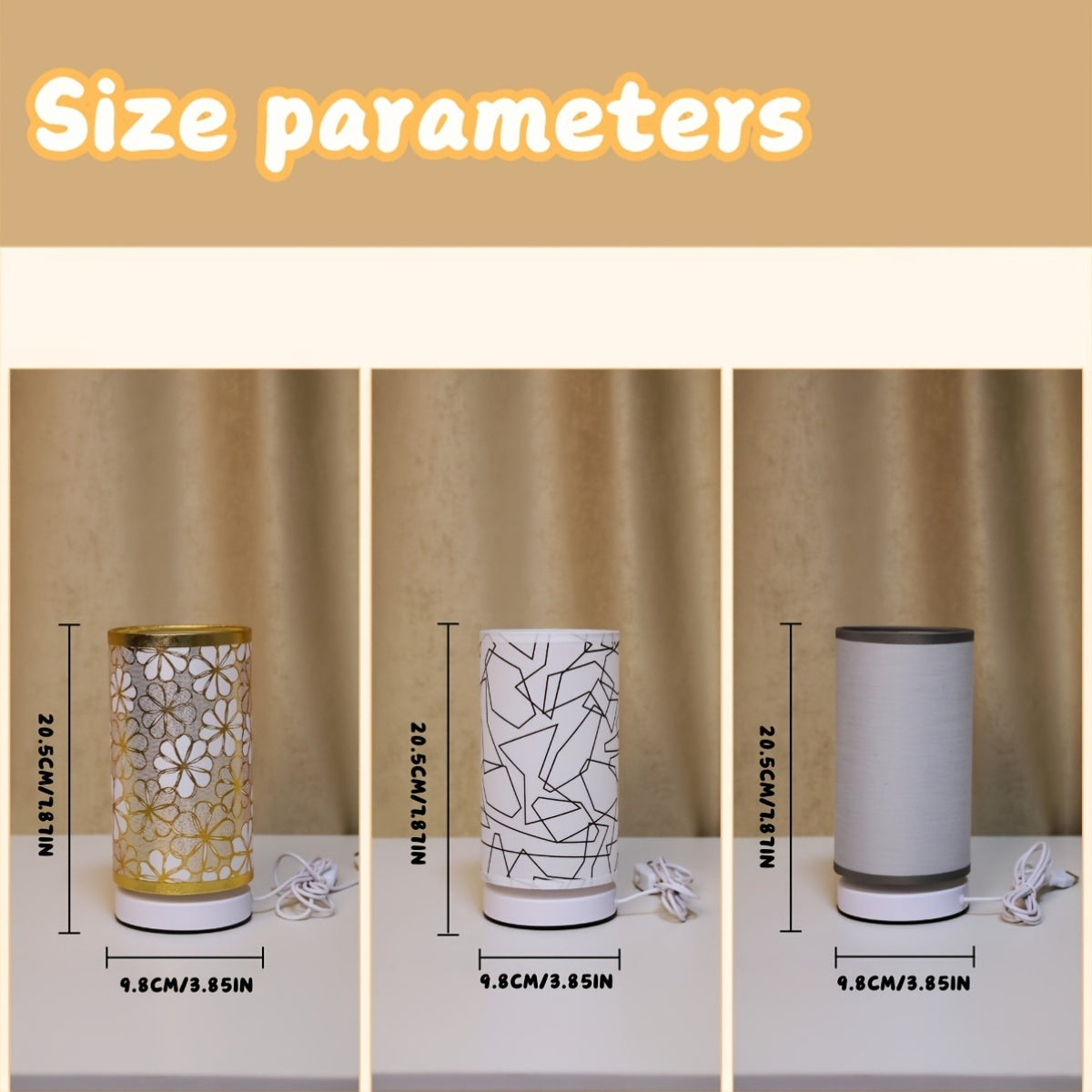 Skorter | ModernLicht - Cylinder USB Table Lamp