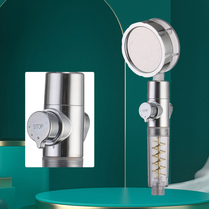 Skorter | Creative Metal Shower Head Adjustable Water Flow Round Handheld Shower Head