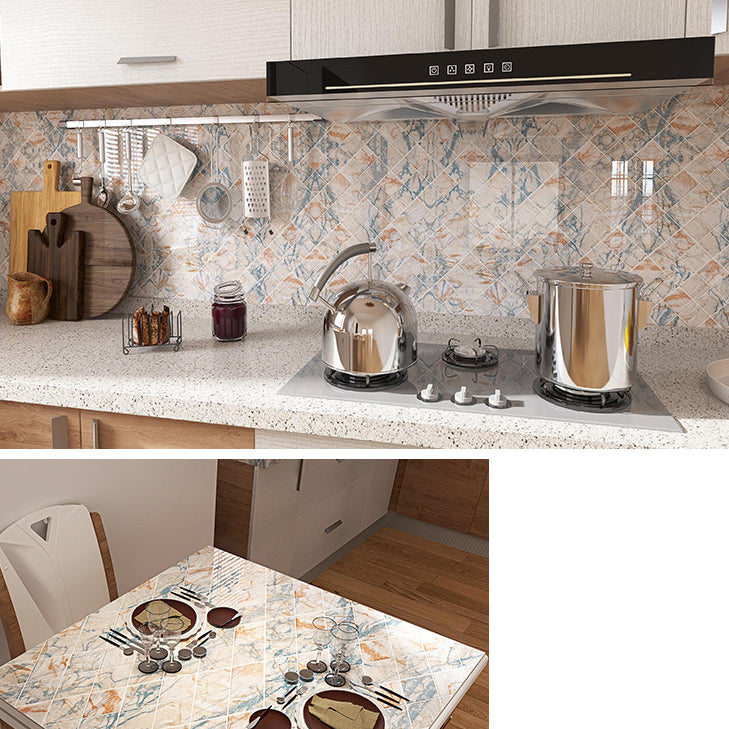 Skorter | Stone Composite Single Tile Rectangular Mesh Self-Adhesive Tile