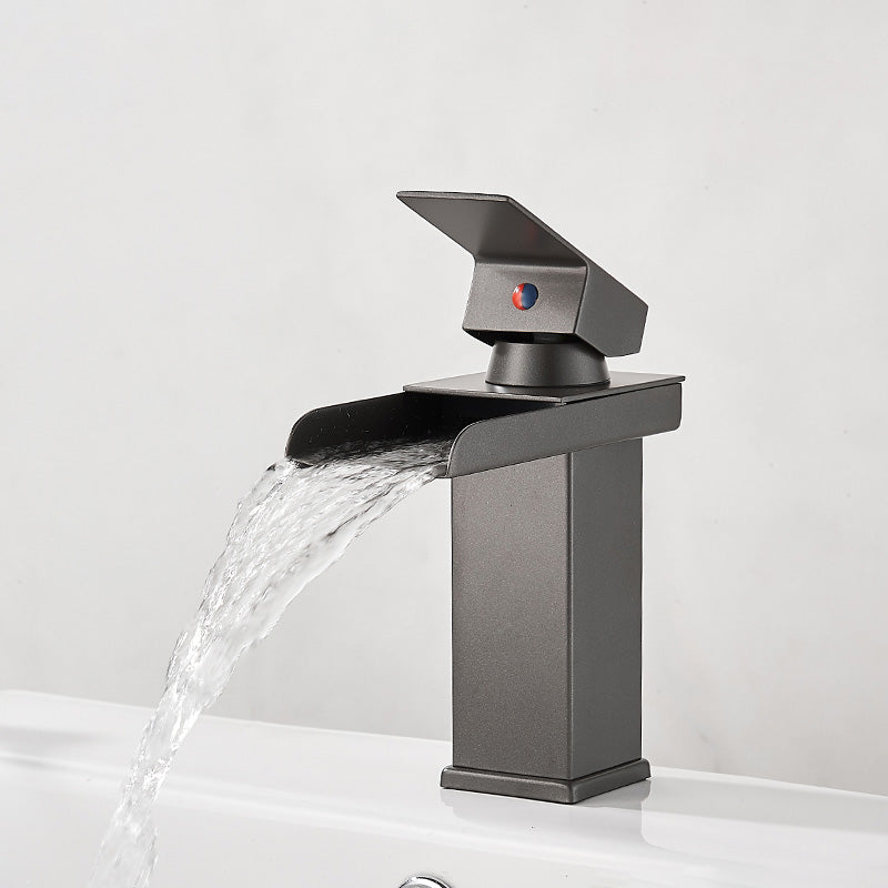 Skorter | Basin Waterfall Outlet Single Lever Tap with LED Light