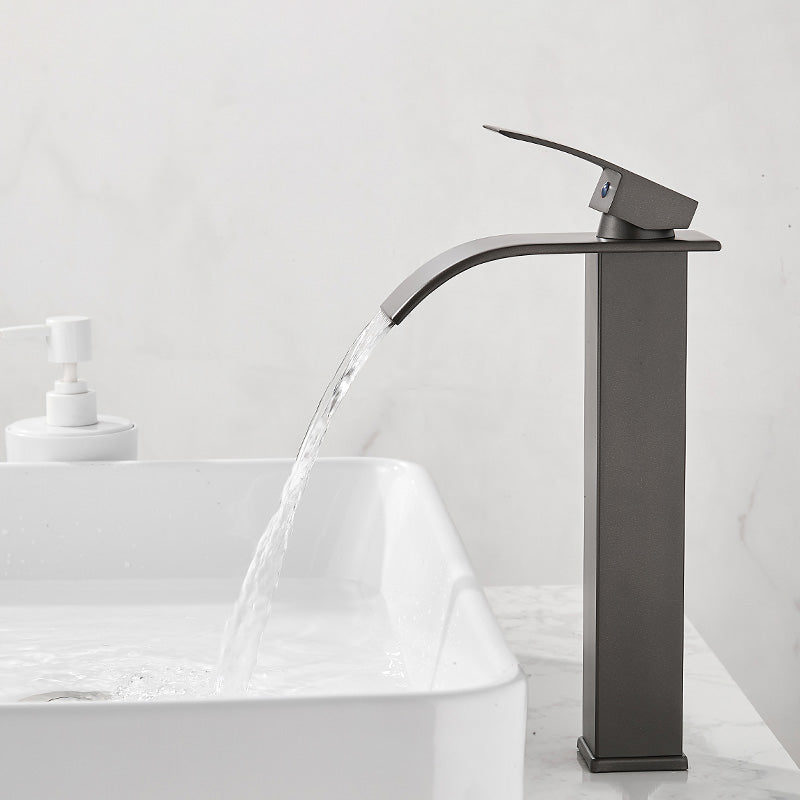 Skorter | Basin Waterfall Outlet Single Lever Tap with LED Light