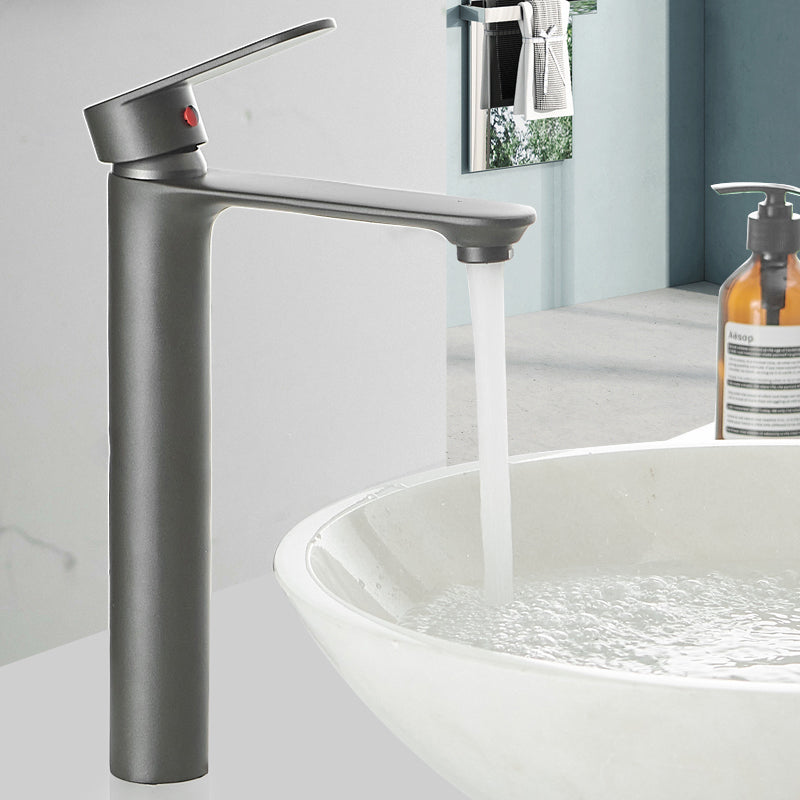 Skorter | Bathroom Sink Faucet Lever Handle Brass Single Color Bathroom Faucet