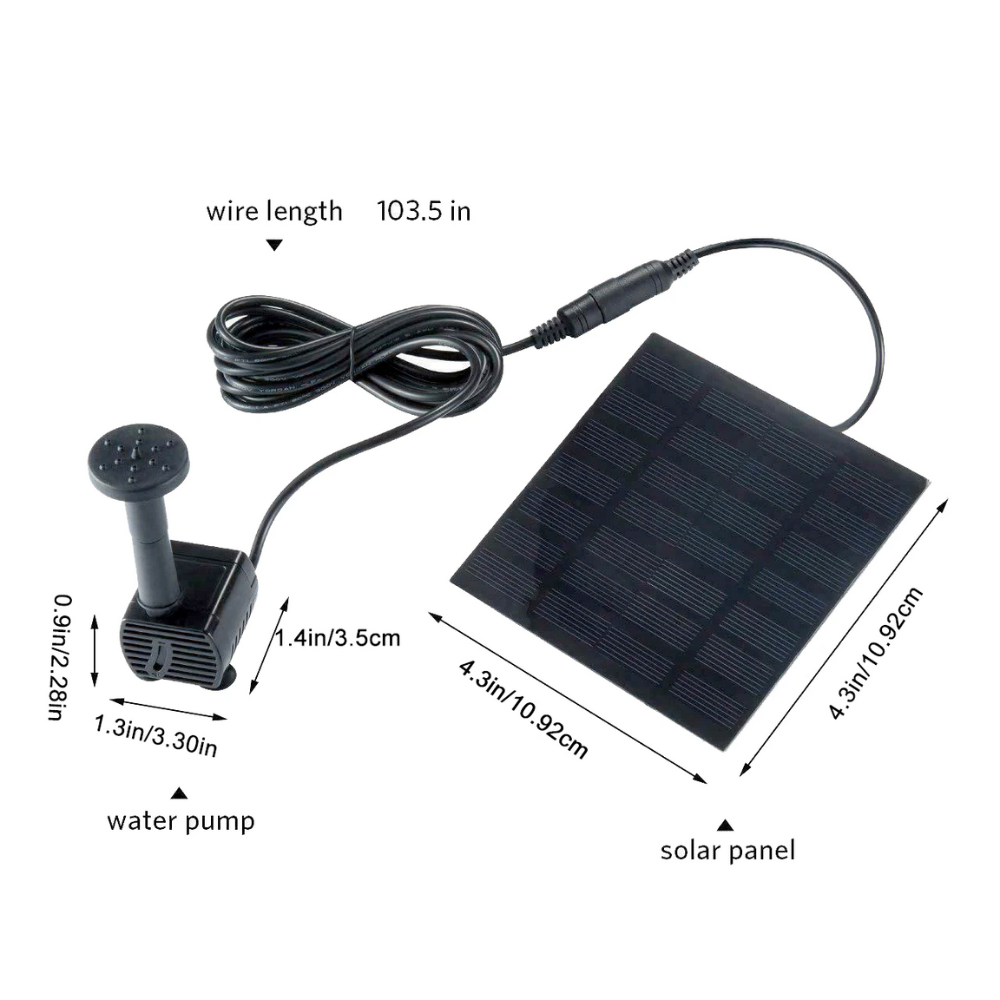 Skorter | Water Fountain with Solar Panel