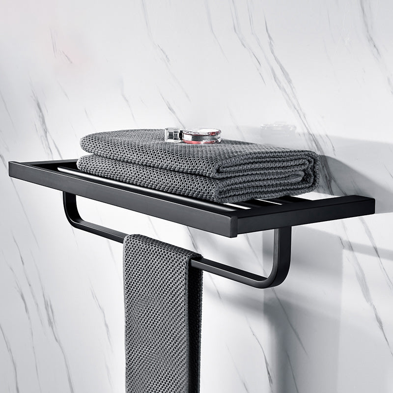 Skorter | 5-piece Modernism Bathroom Accessory Set in Matte Black Stainless Steel