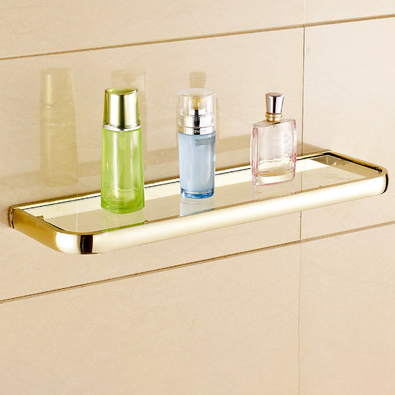 Skorter | Chrome/Gold Bathroom Accessories Set Modern Metal Bathroom Hardware Set