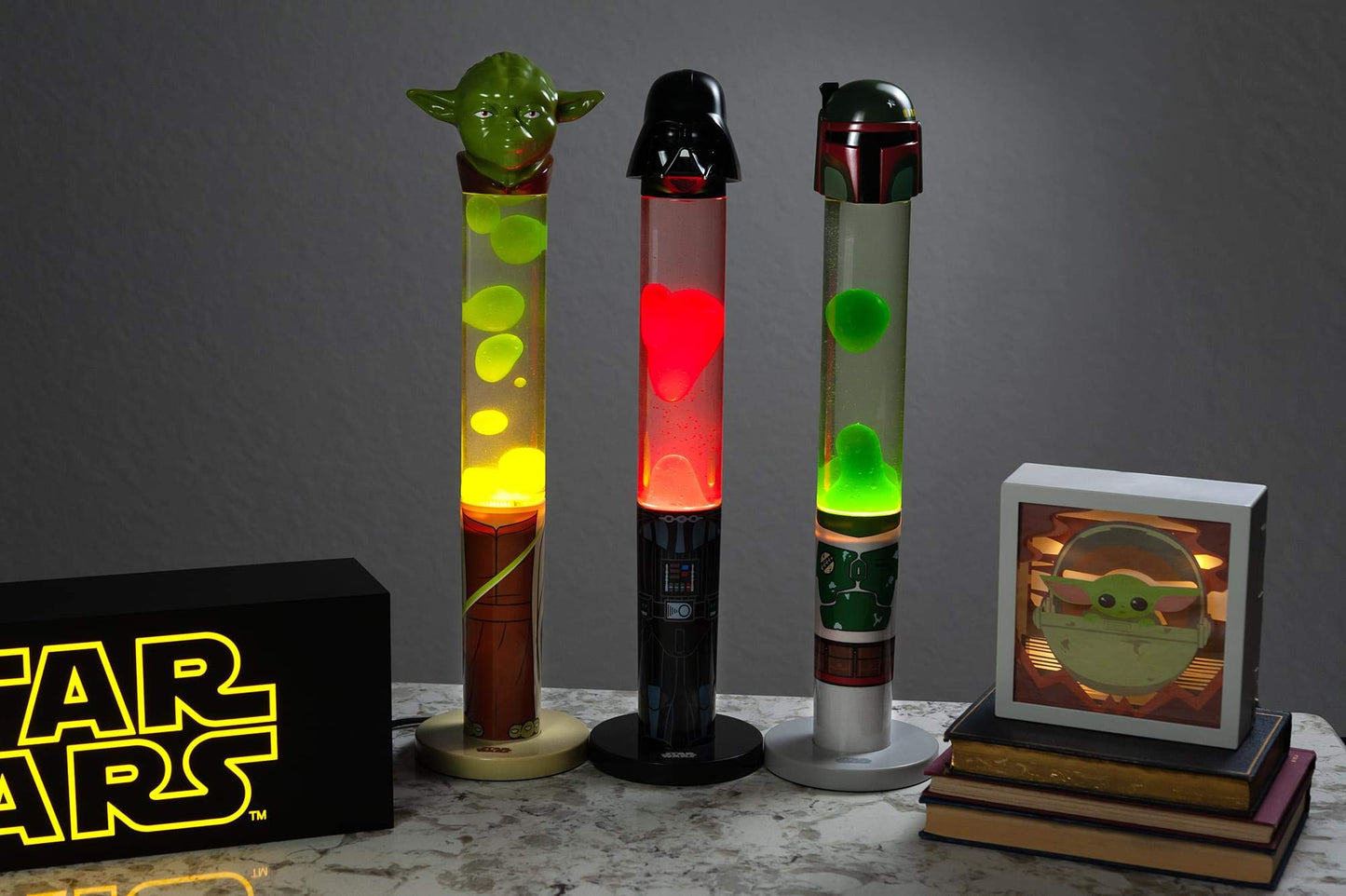 Skorter | Star Wars Jedi Master Yoda 18-inch 3D motion lamp - Ambience light, Plastic, One Size