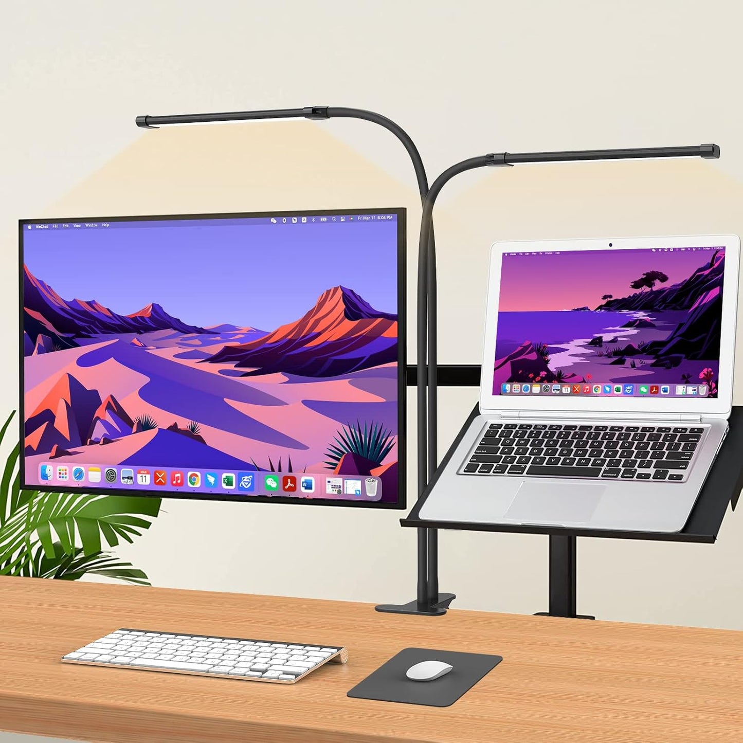 Skorter | 77 LED Desk Clamp Lamp with 70cm Flexible Gooseneck – Ravien