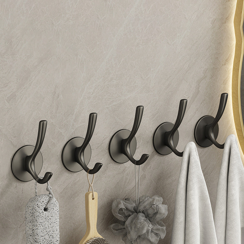 Skorter | 10-piece Bathroom Accessory Set Modern Matte Grey Bathrobe Hooks