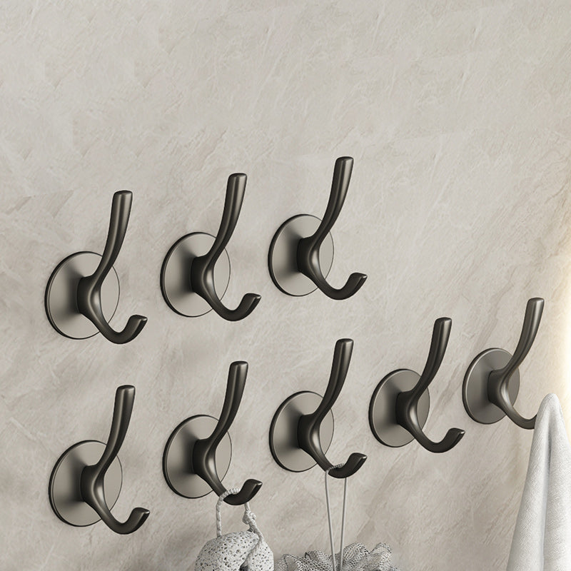 Skorter | 10-piece Bathroom Accessory Set Modern Matte Grey Bathrobe Hooks