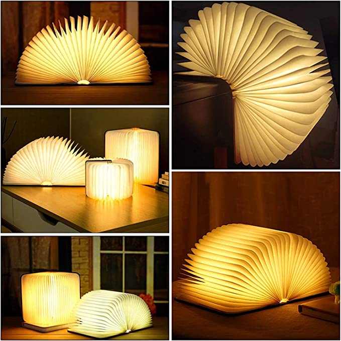 Skorter | LED Book Lamp - Magical Reading Light for Home Decor & Nightstand Use