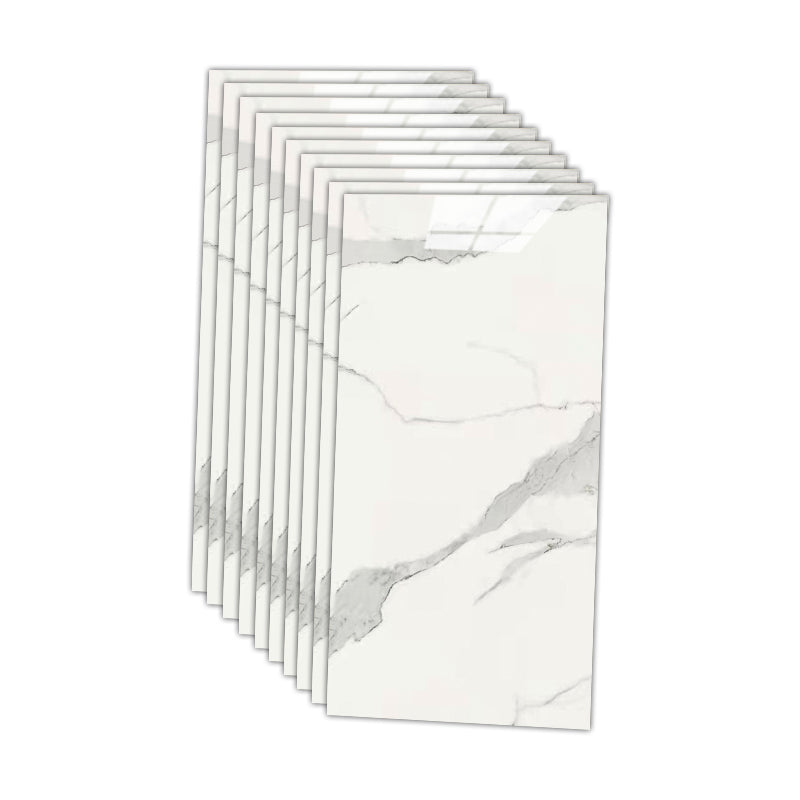 Skorter | 12" x 24" Marbling Single Panel Waterproof Splashback Wall Tile for Bathroom