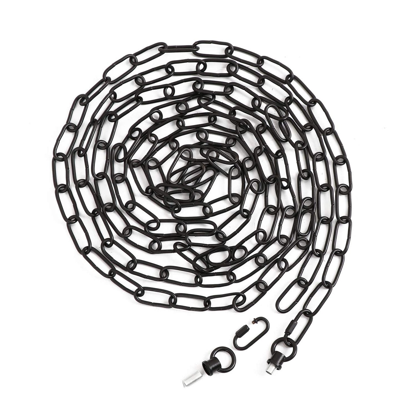 Skorter | Eumyviv 15Ft Heavy Duty Black Chain For Pendant Lamp, Supports 65 Lbs, Ideal For High Ceilings