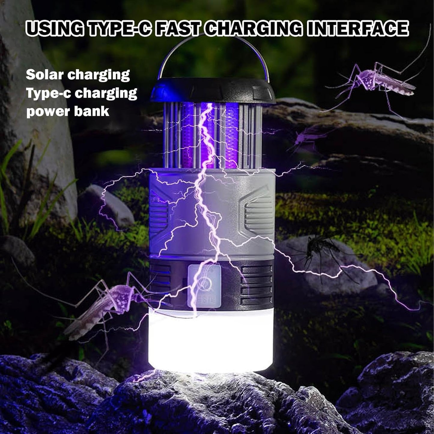 Skorter | Solar Charging Fly Trap Light with UV Lamp – Zynora