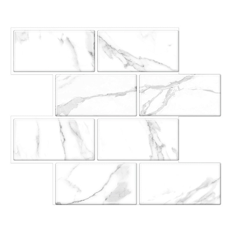 Skorter | PVC Subway Tile Wallpaper Waterproof Peel and Stick Splashback Tile