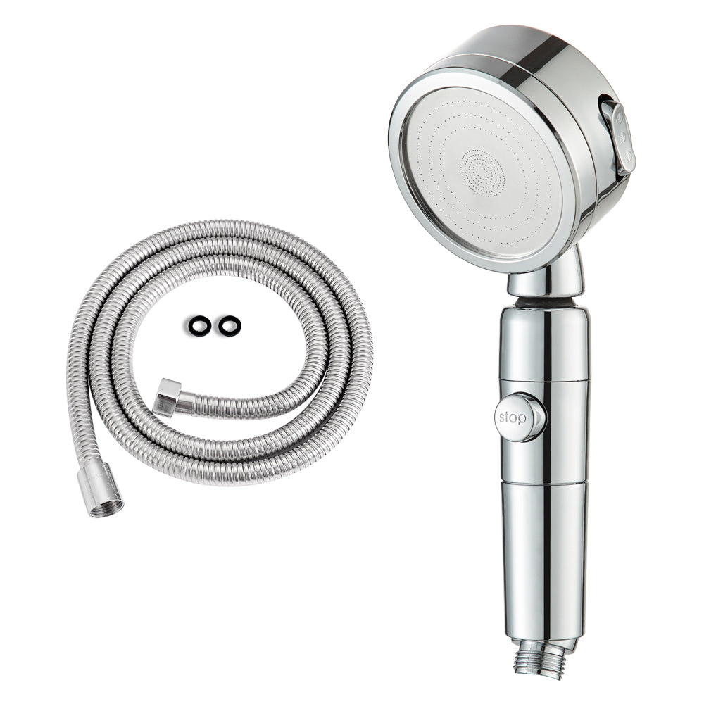 Skorter | Contemporary 3 Jet Shower Head Adjustable Spray Pattern Rotatable Handheld Shower