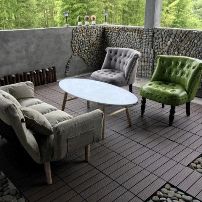 Skorter | Square Click Paver Tiles Striped Pattern Tiles