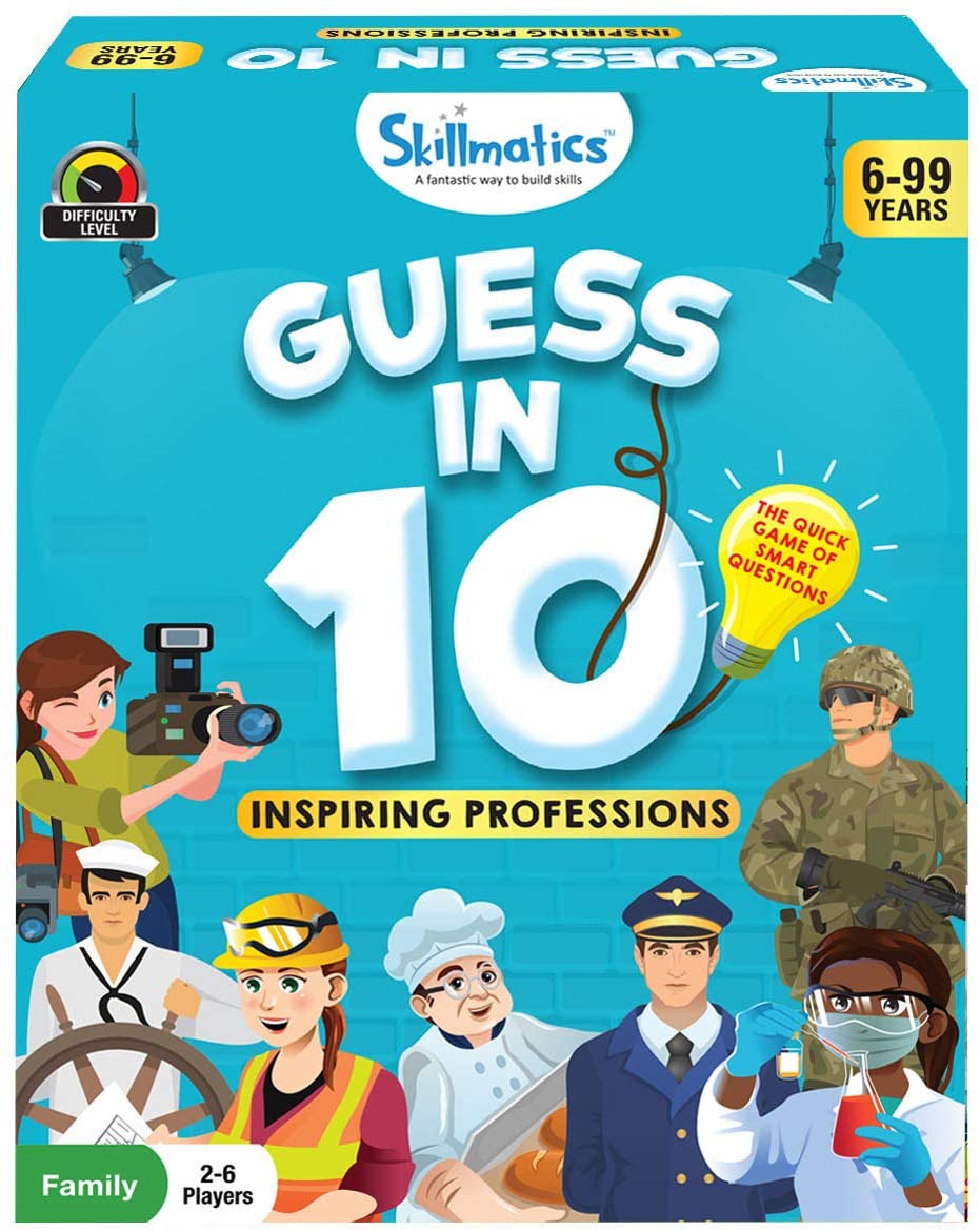 Skorter | Skillmatics Educational Game: Animal Planet - Guess in 10 (Ages 6-99) | Card Game of Smart Questions | General Knowledge for Kids, Adults and Families | Gifts for Boys and Girls