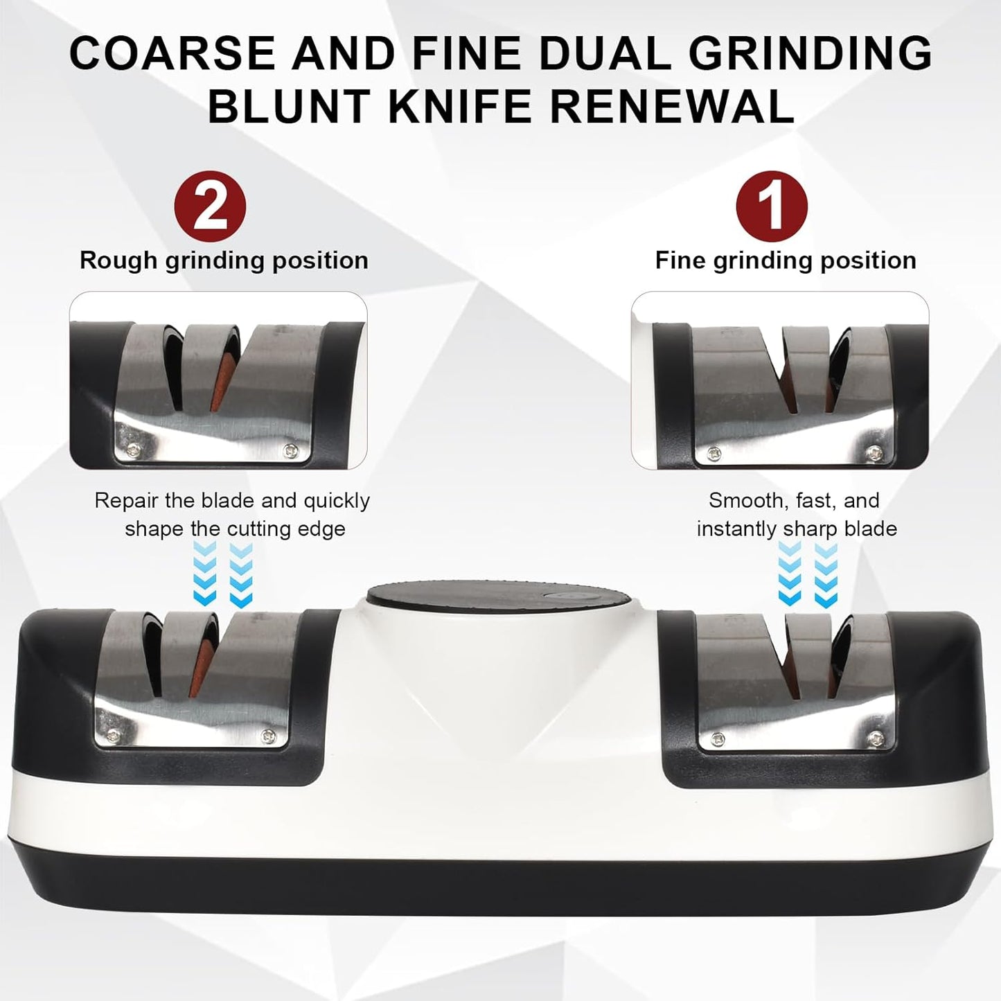 Skorter | Electric Knife Sharpener with 3 Speeds & LED Display – EdgeMaster