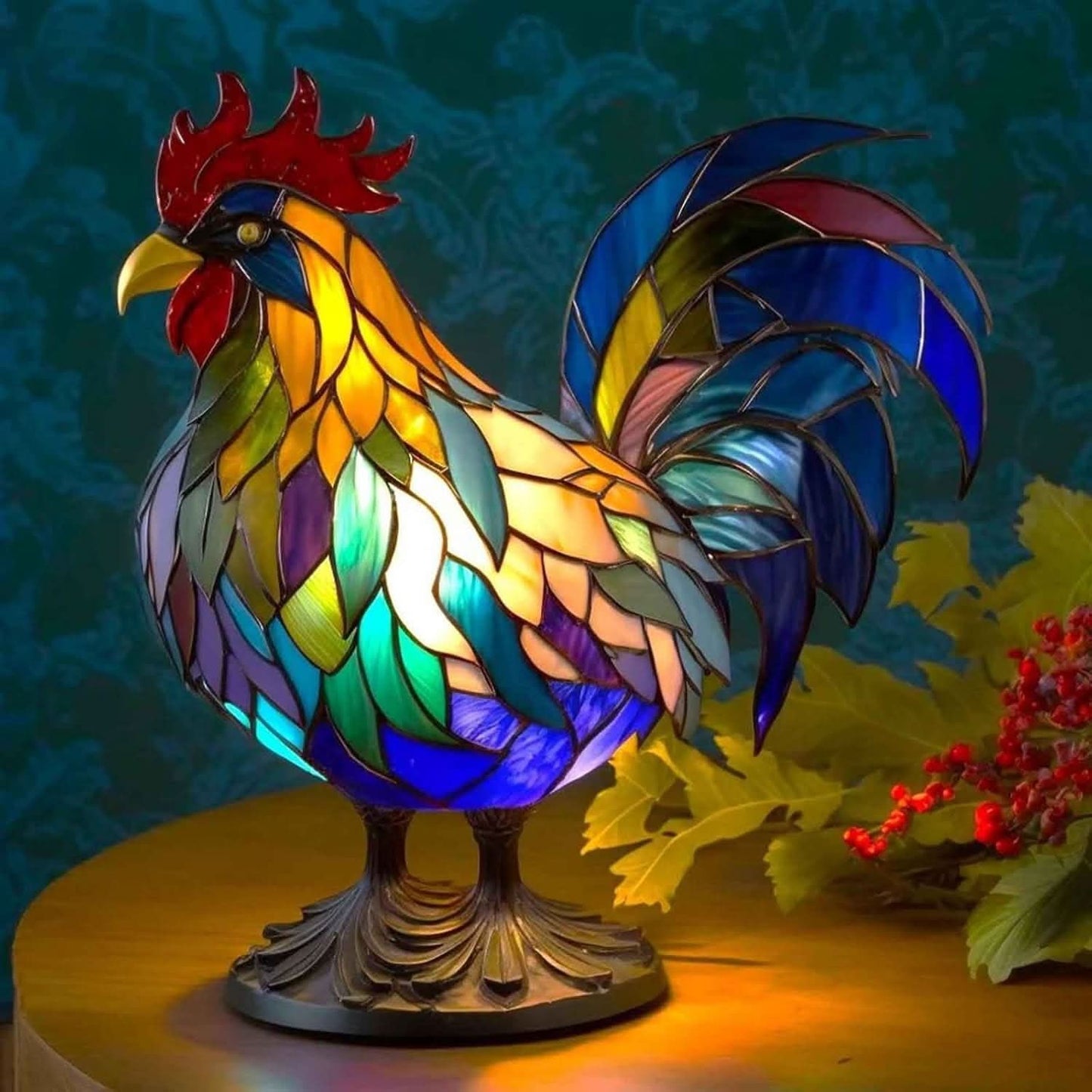 Skorter | LED Dog Table Lamp – Modern Resin Design