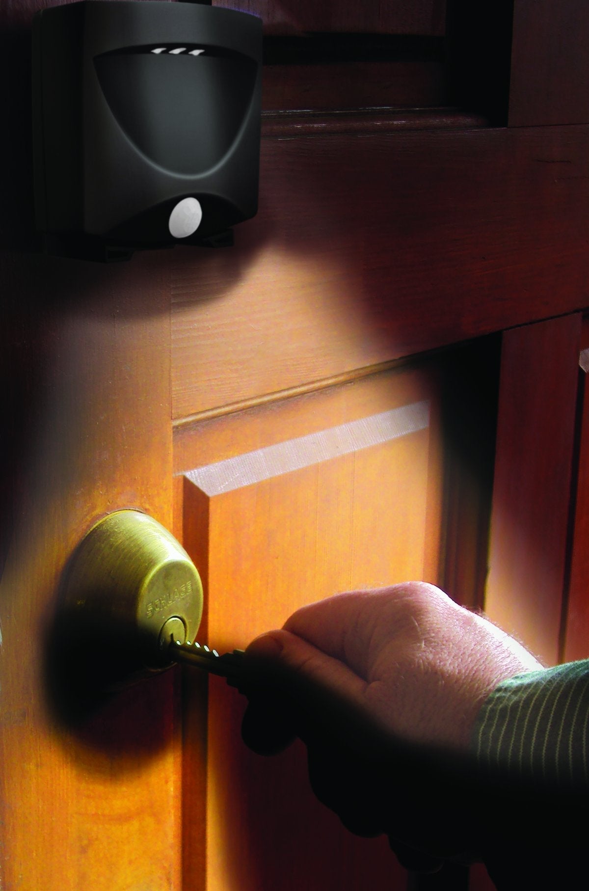 Skorter | Maxsa Innovations 43342 Motion Activated Led Night Light, Weather Resistant, Dark Bronze (3-Pack)