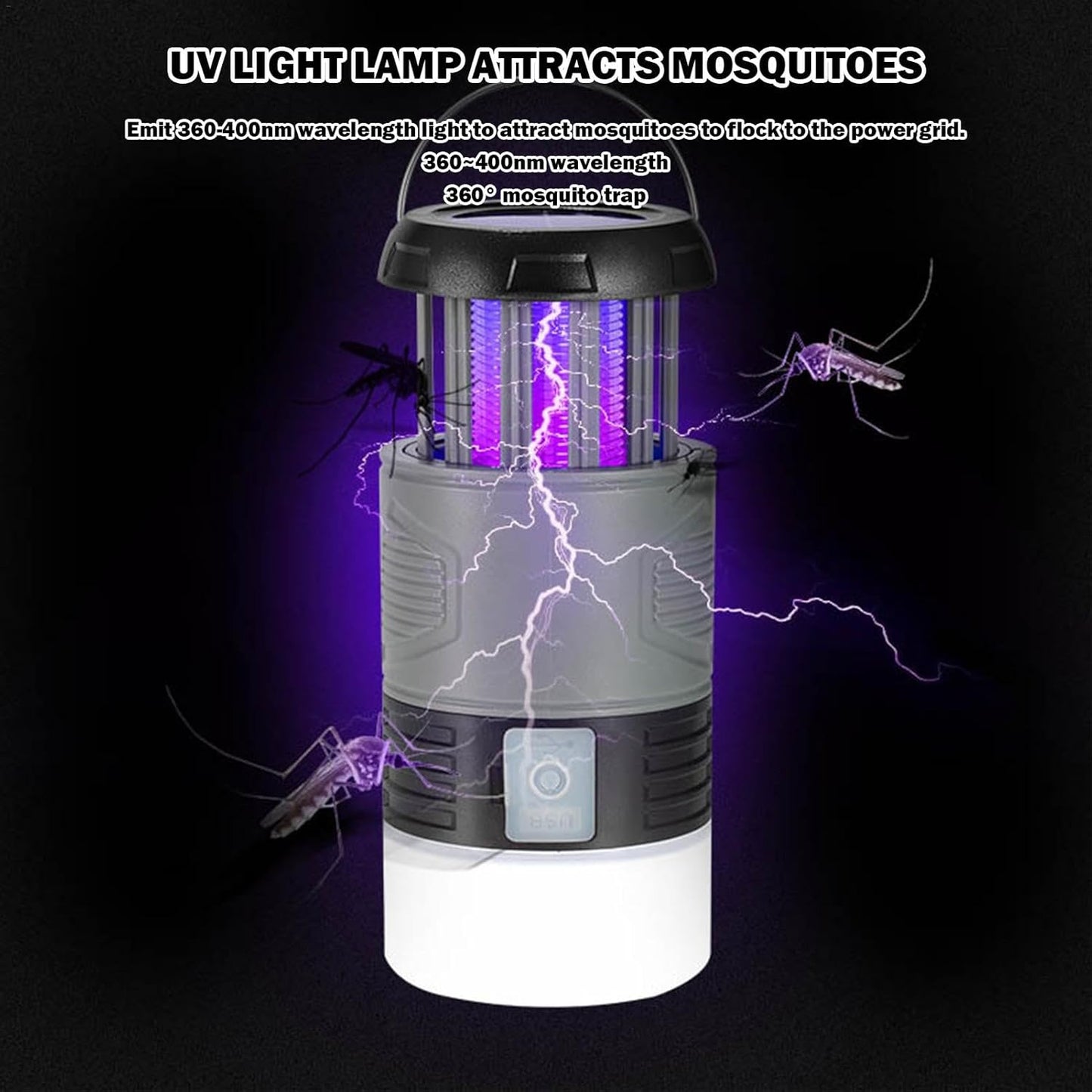 Skorter | Solar Charging Fly Trap Light with UV Lamp – Zynora