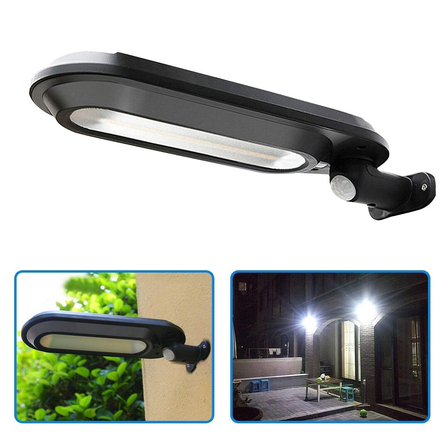 Skorter | Solar Wall Light with Motion Sensor – LED Outdoor Lighting for Garden & Terrace