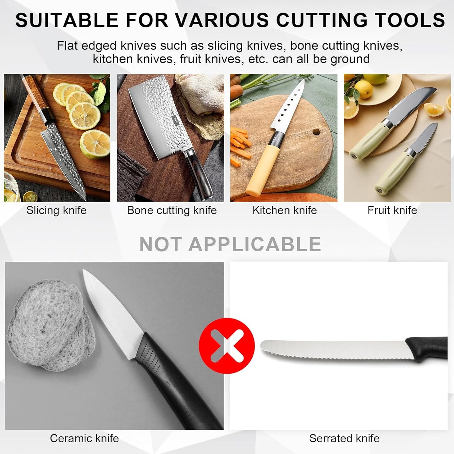 Skorter | Electric Knife Sharpener with 3 Speeds & LED Display – EdgeMaster