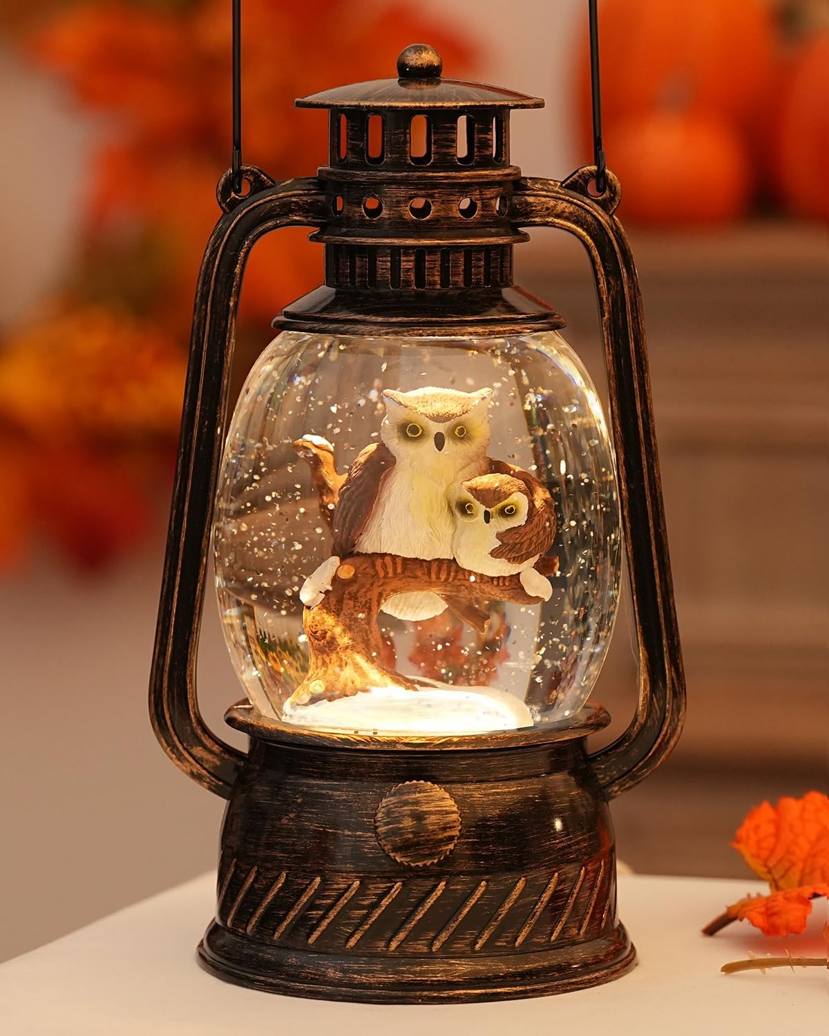 Skorter | Autumn Gloss Decorative Lamp with Pumpkins – Warm LED Light and 6-Hour Timer