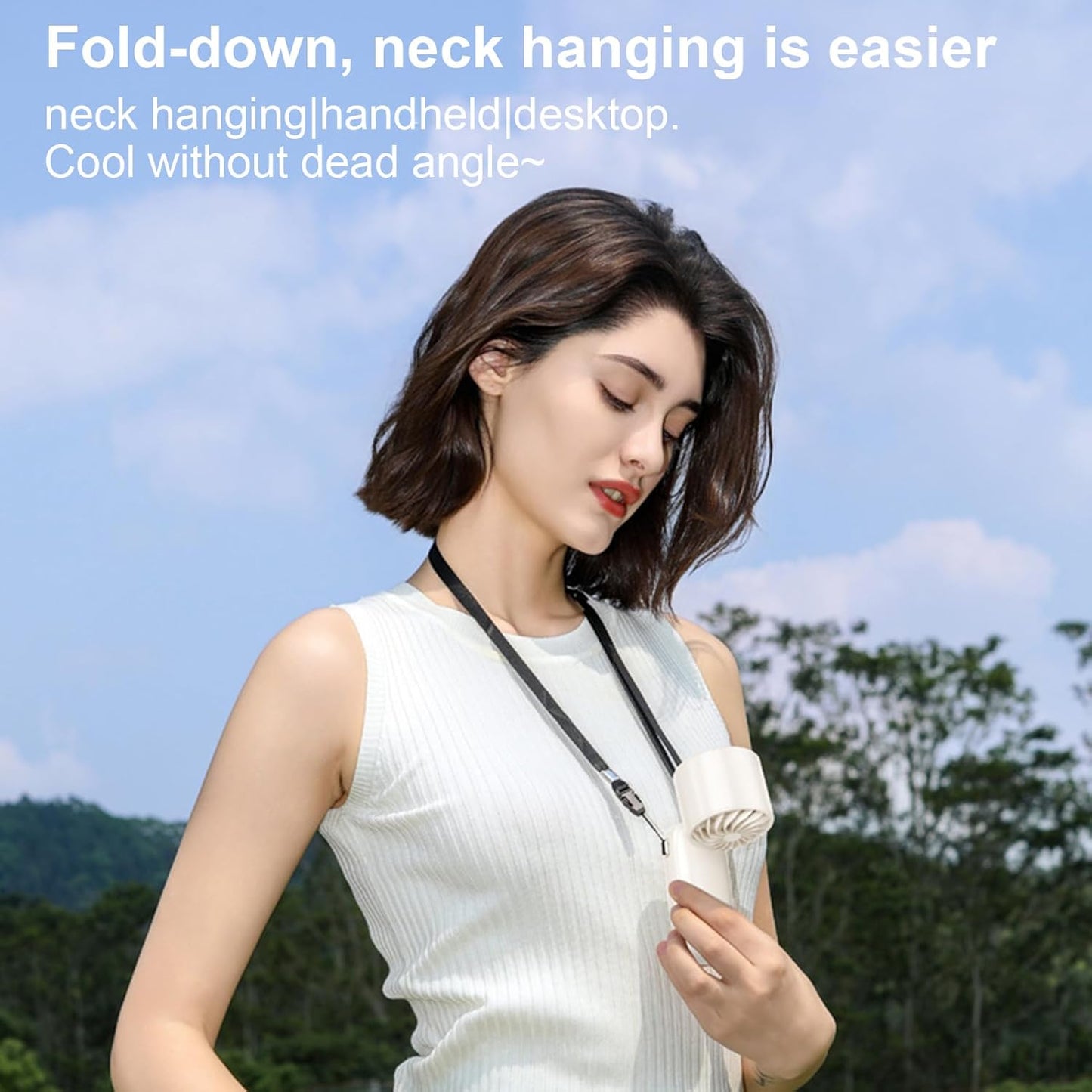 Skorter | Portable Foldable Handheld Fan with LED Display 100 Speeds