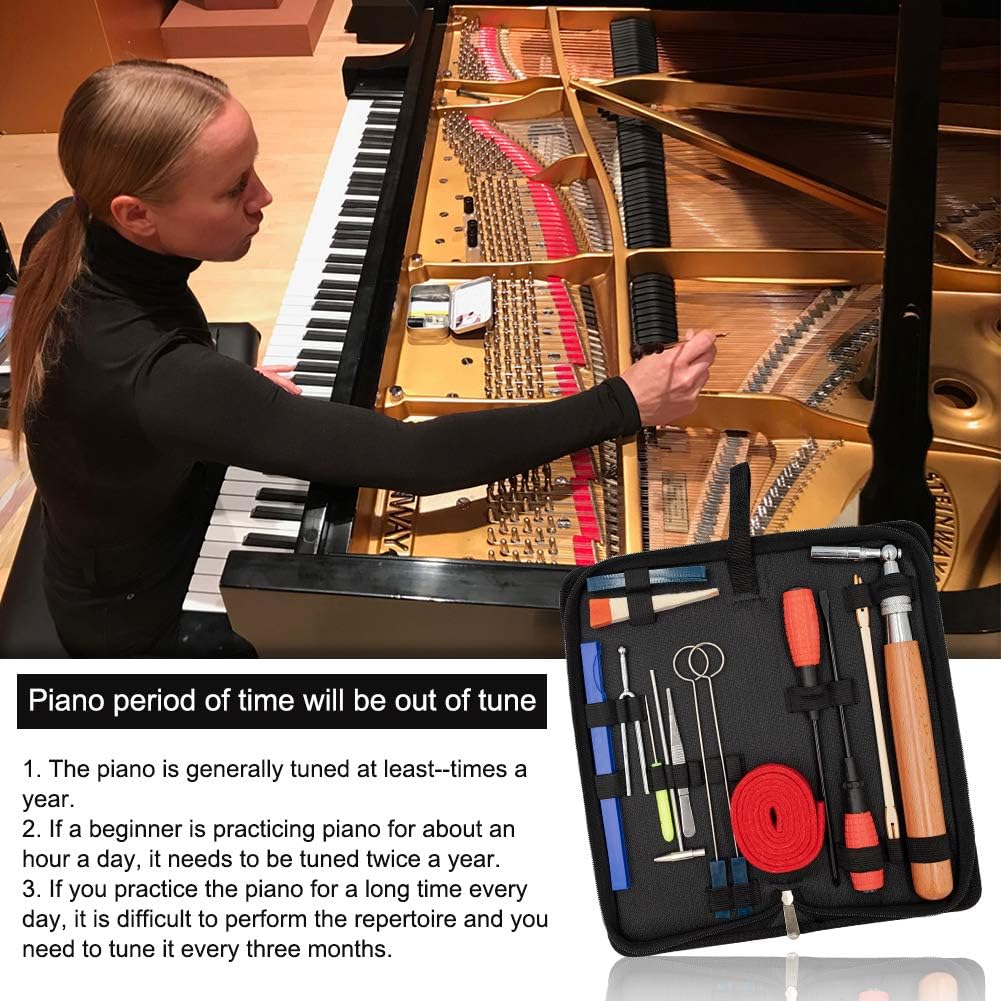 Skorter | Professional 16-Piece Piano Tuning Kit with Storage Case – Arvena