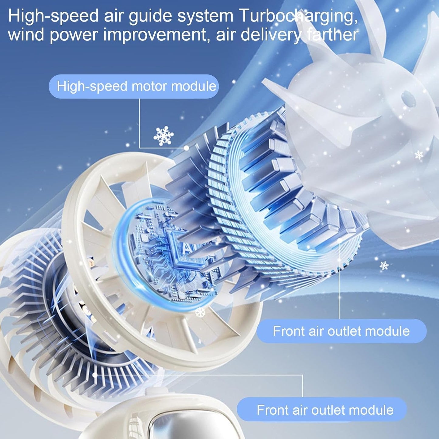 Skorter | Portable Foldable Handheld Fan with LED Display 100 Speeds