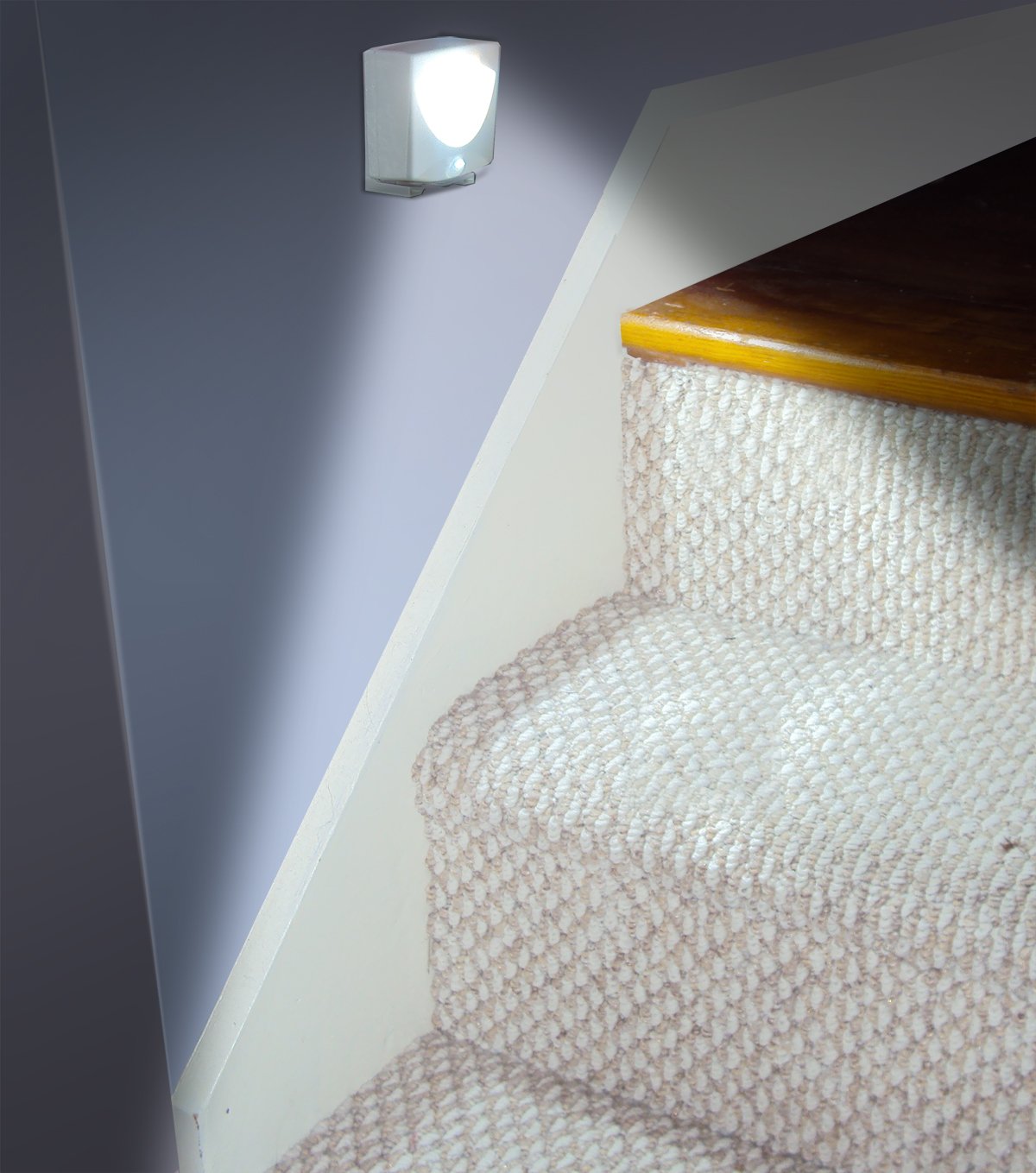 Skorter | Maxsa Innovations 43341 Wireless LED Night Light, Motion Sensor, Weather Resistant, 3-Pack, White