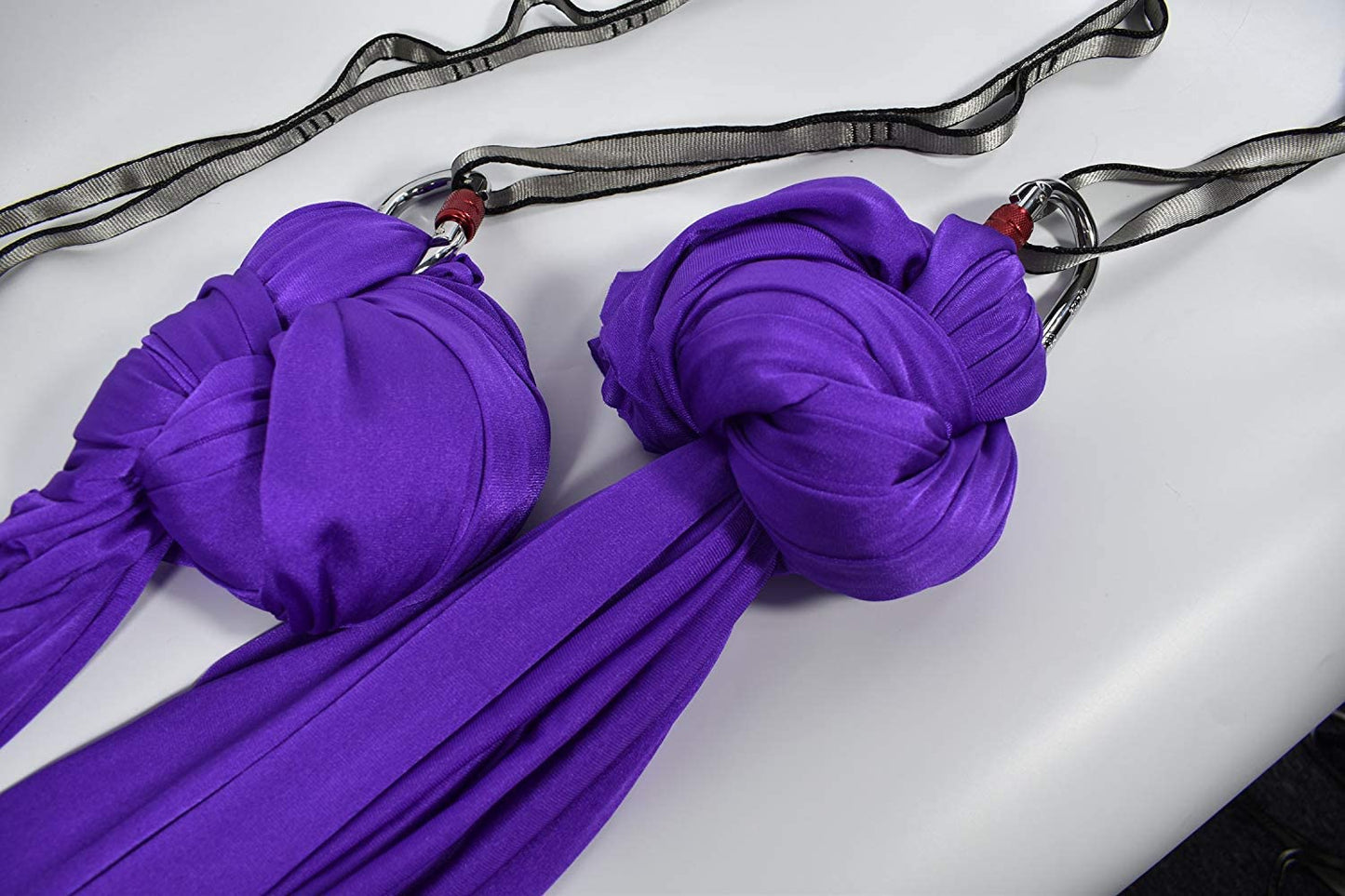 Skørter | Aerial Yoga Swing Set, L:5M W:2.8M Anti Gravity Hammock Inversion Exercises Includes 2 Carabiners, 2 Daisy Chain, 1 Hanging Instructions.