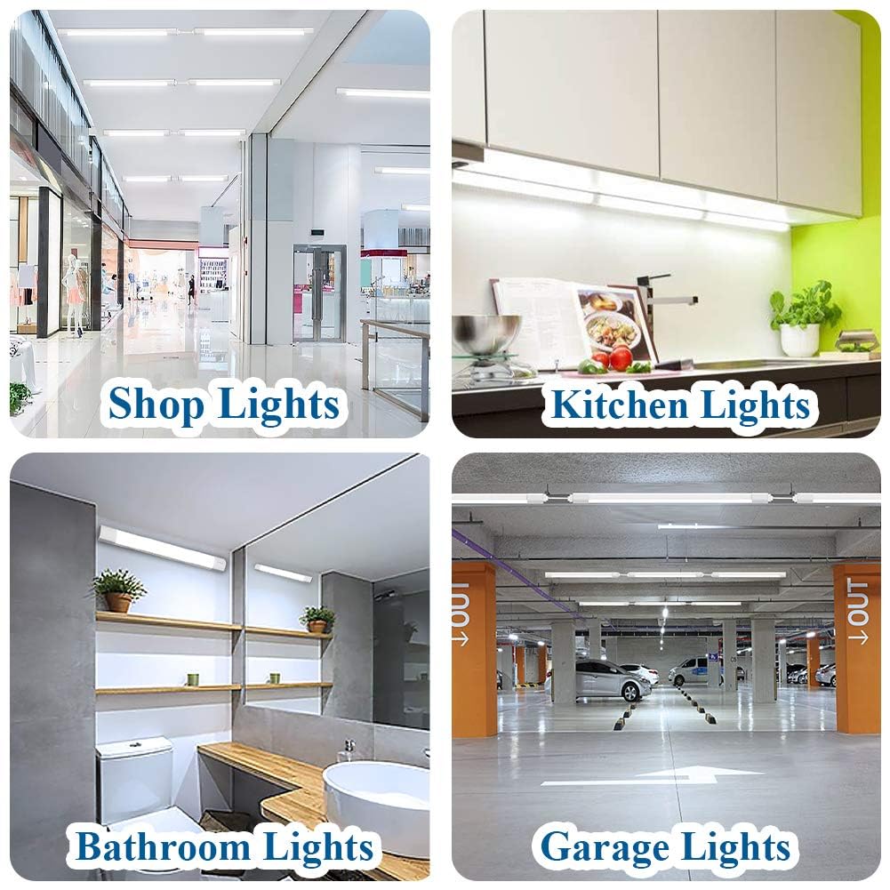 Skorter | Airand Led Shop Light 2Ft/4Ft, Linkable 5000K, 1800 Lm, With Cable