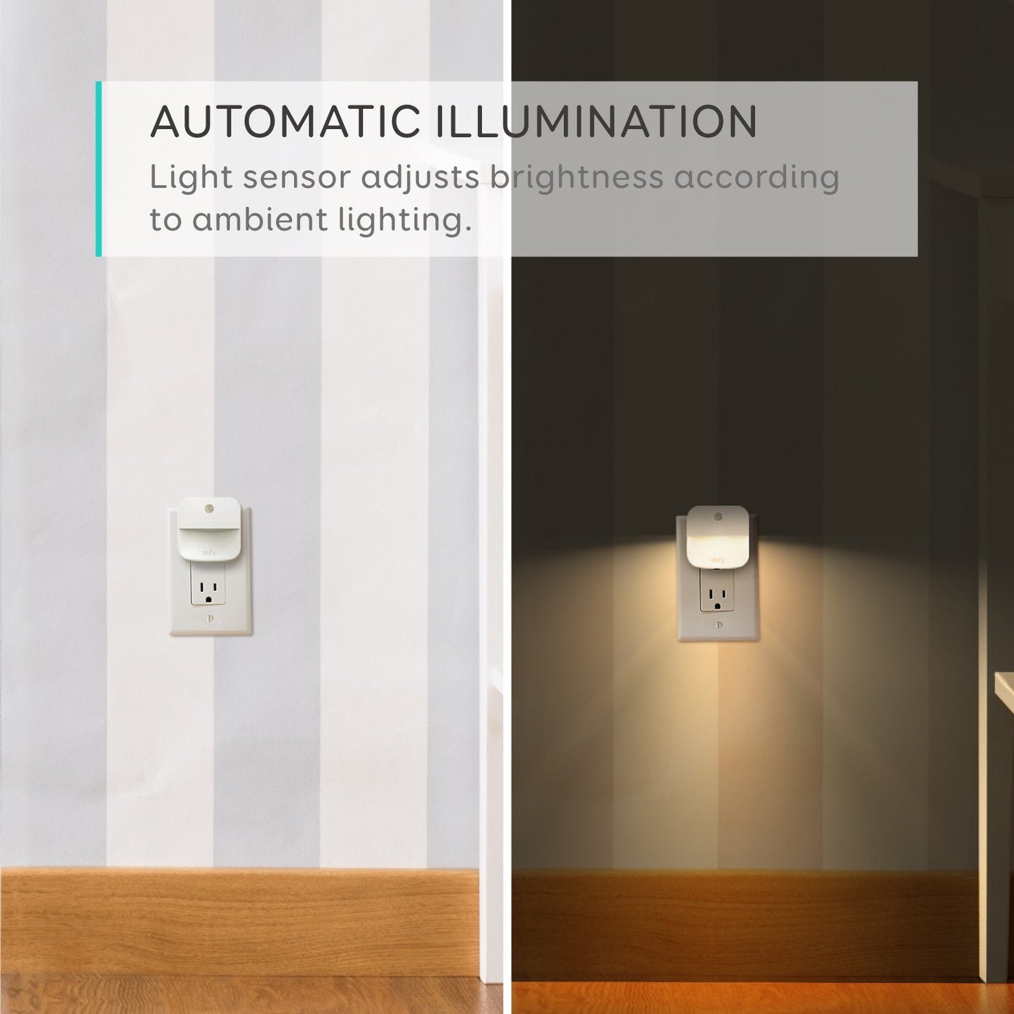 Skorter | Eufy Plug-In Night Light 6-Pack, Warm White LED, Twilight-to-Dawn Sensor, Energy Efficient