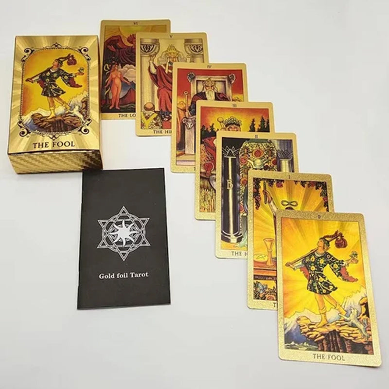 Skorter | Explore the Mystical World of Tarot Gold Foil Tarot
