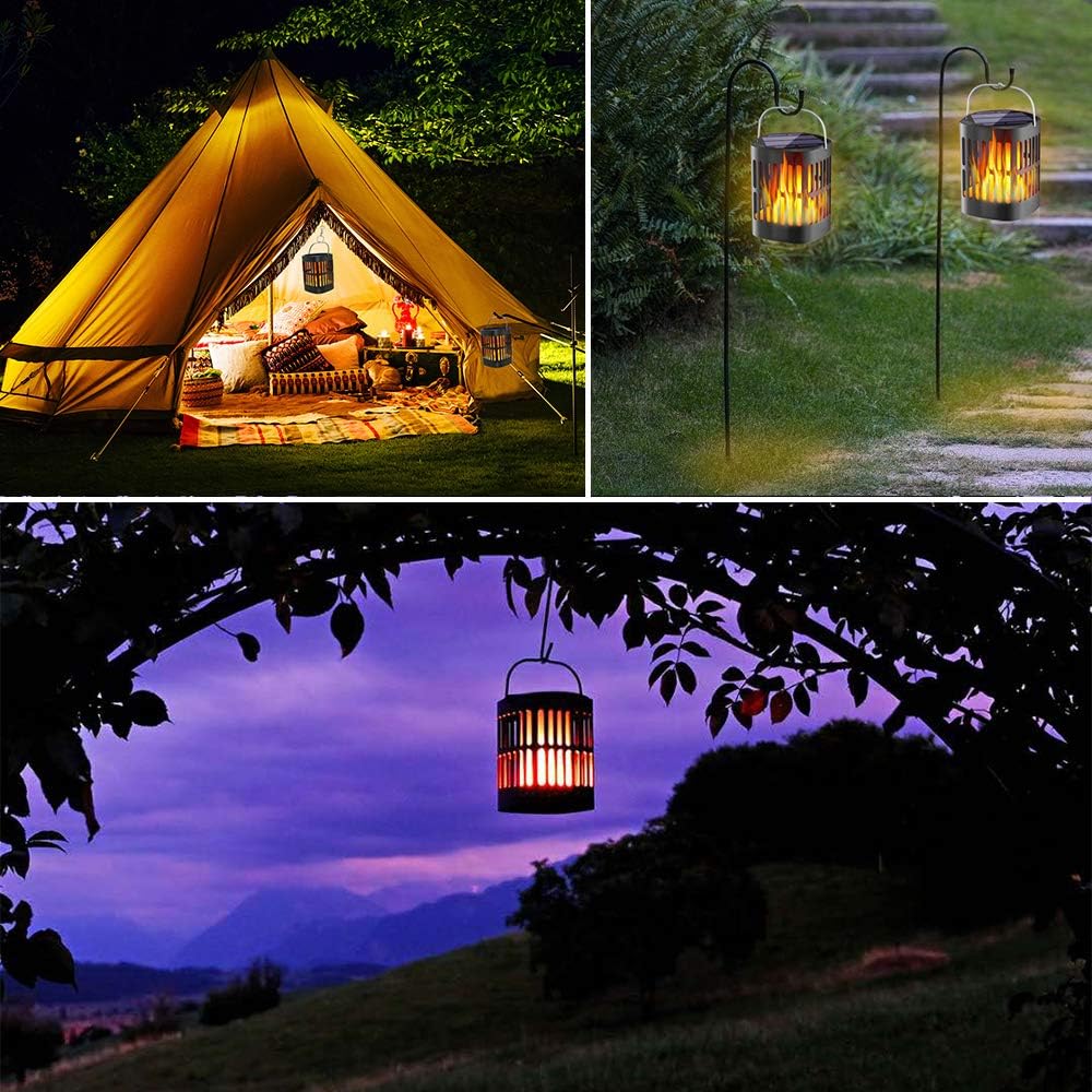 Skorter | Solar LED Flame Lantern – Decorative Outdoor Lighting for Garden and Terrace with Hanging Possibility