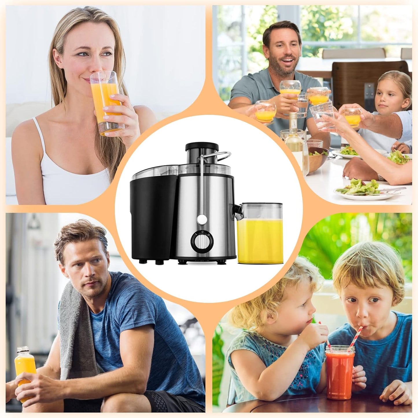 Skorter | Cold Press Juicer with 3 Speeds – JuicePro