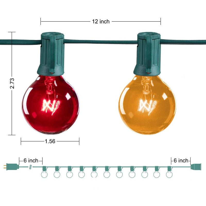 Skorter | Royaleva Outdoor Dimmable String Lights - 20 ft LED Ambient Lighting