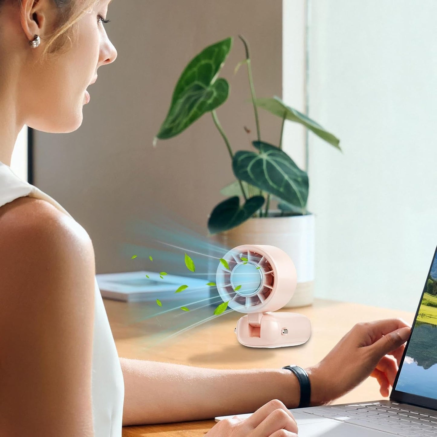Skorter | Portable Foldable Handheld Fan with LED Display 100 Speeds